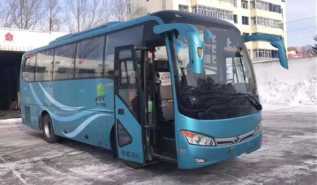 2014 год Kinglong 33 39 местный XMQ6879 Подержанный городской пассажирский автобус для продажи