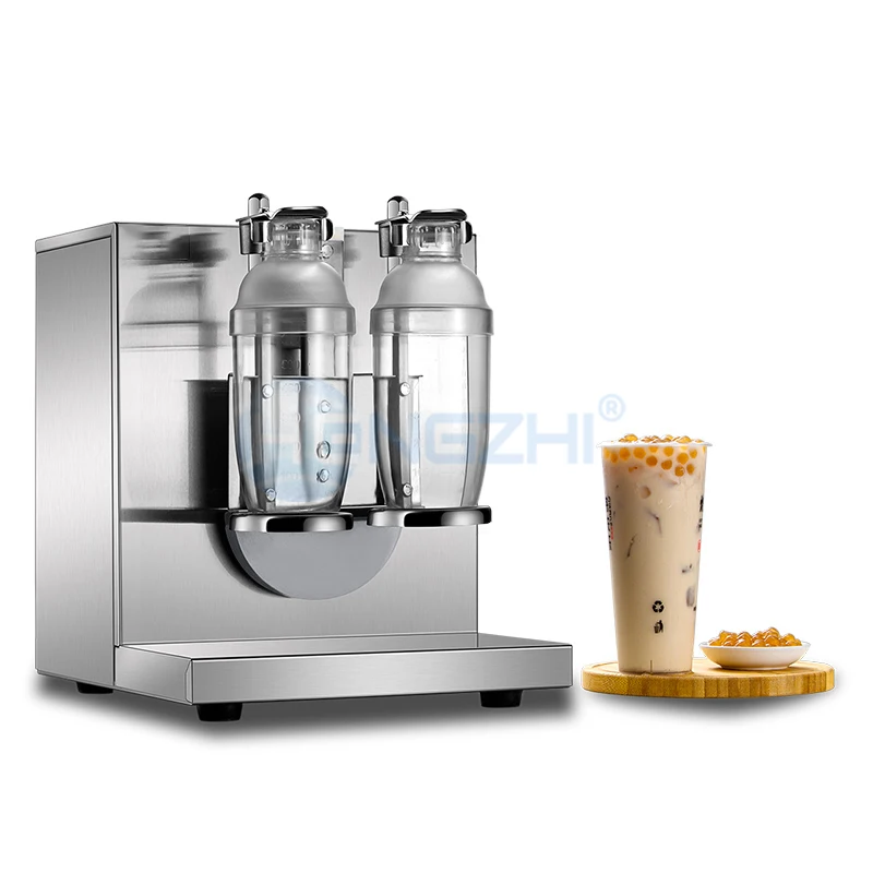 HENGZHI коммерческий шейкер с двойной головкой 220 В для молока чая пузырьков boba