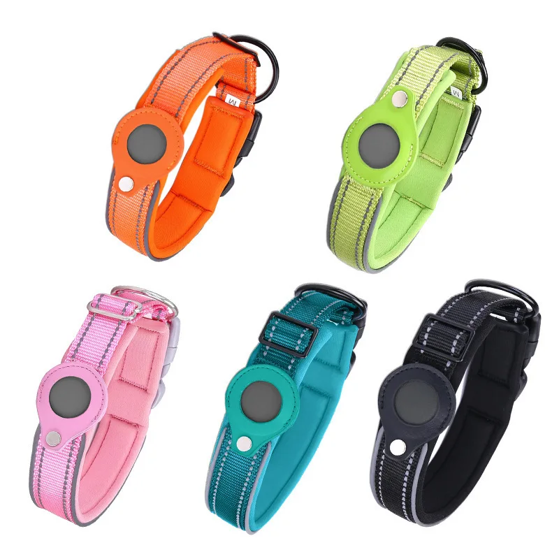 Wholesale Dog Gps Collar For Apple Airtag Location Tracker Dog Cat Anti-lost Protection Belt Pet products