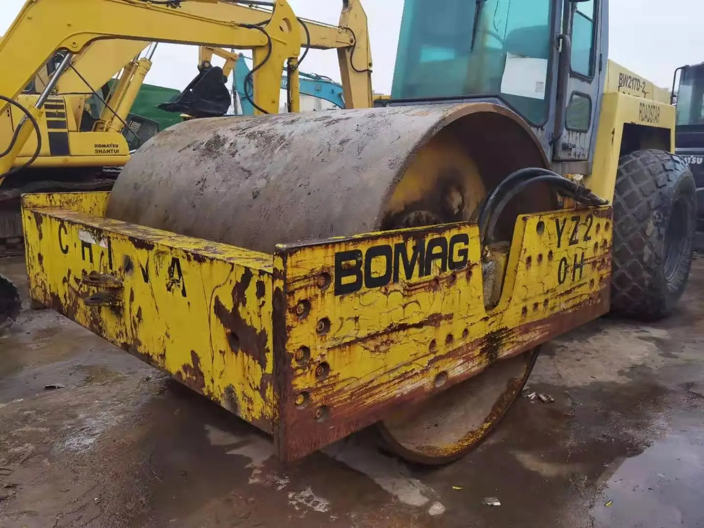 Б/у Дорожный Каток Bomag BW217D, б/у уплотнитель Bomag BW217 BW219 BW213 Bomag, дорожный каток, уплотнитель для продажи