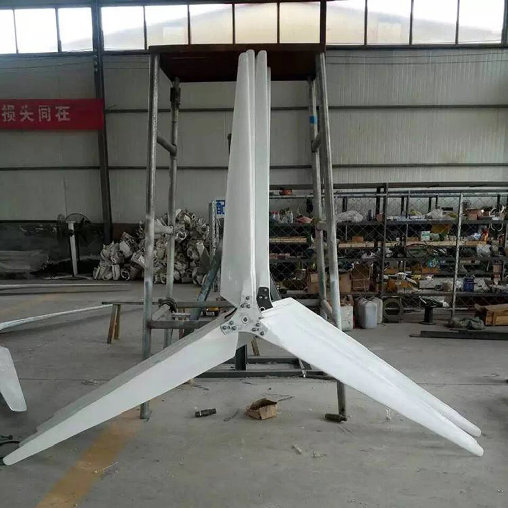 5KW 6KW 8KW 10KW Wind Turbine Generator Complete Set 24V 48V 96V Free Energy Generators Wind With Controller Inverter 5000W