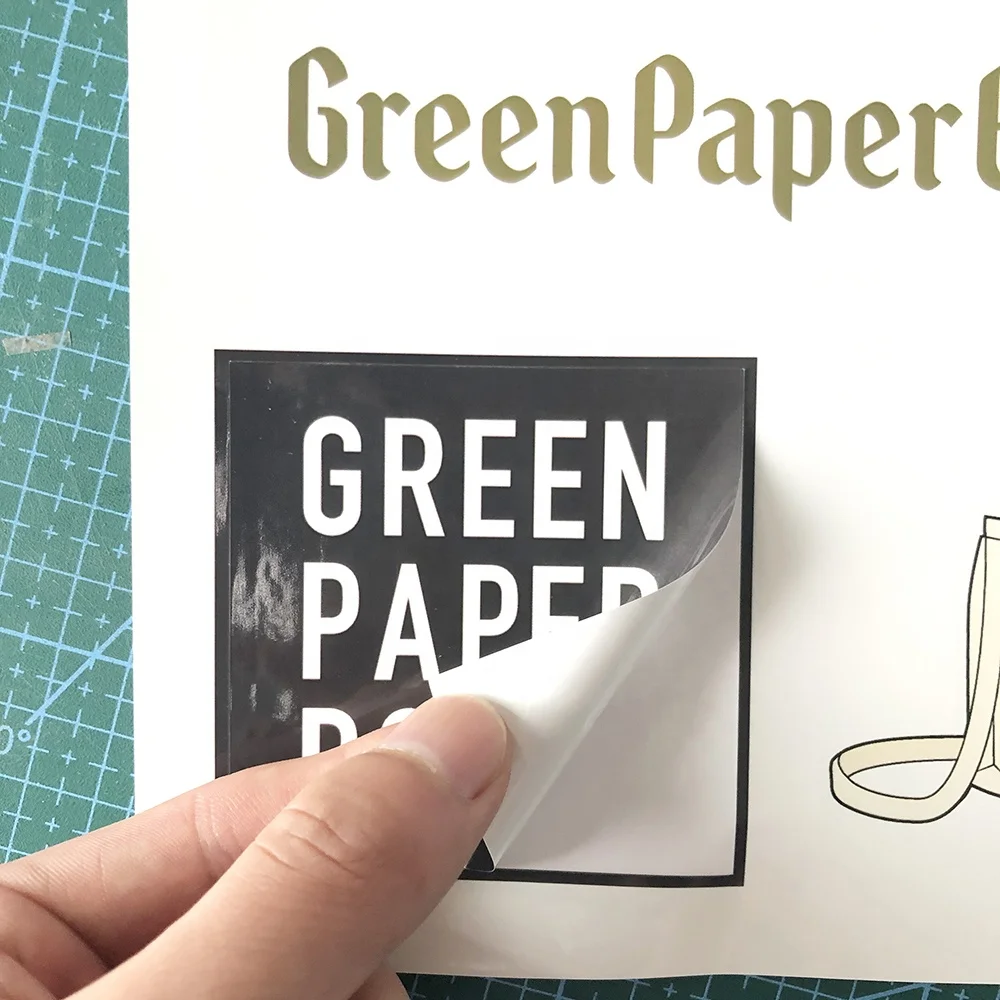 Custom Logo Sticker Sheet Printing Self Adhesive A4 Paper Kiss Cut Sticker Sheet