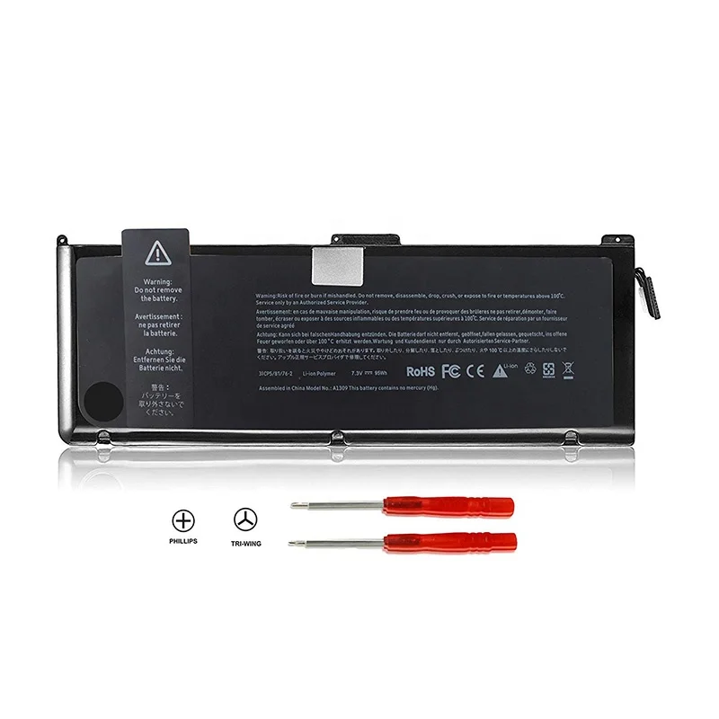 Оптовая продажа, аккумулятор A1309 A1383 для Apple MacBook Pro 17 A1297 2010 2011 95Wh