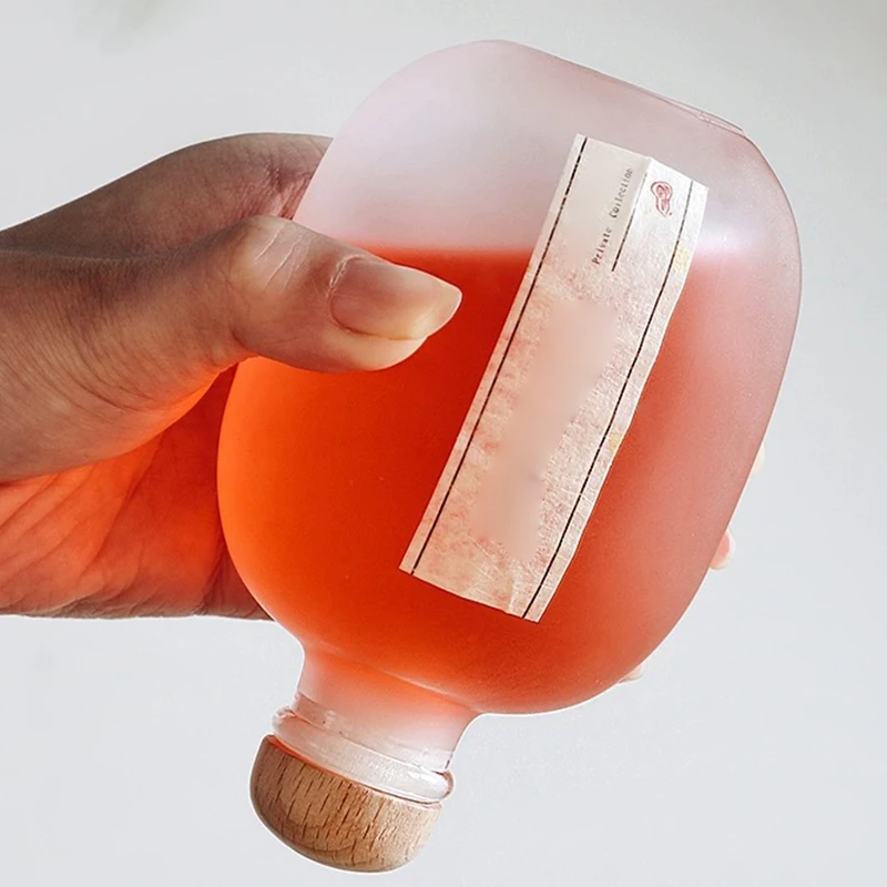 Free Sample 100ml 250ml 300ml 375ml 500ml Glass Empty Bottles Liquor Wine Gin Whisky Vodka Spirits Glass Bottle With Cork Lid