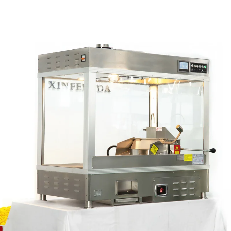 
Tabletop single kettle electromagnetic popcorn machine 36oz Popcorn Popper for Commercial Venue 