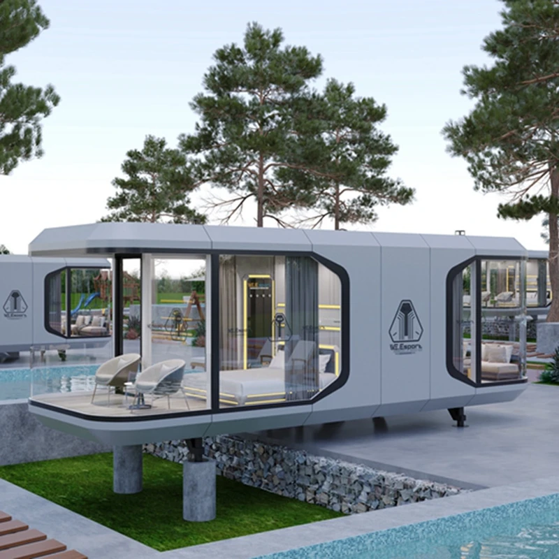 Steel frame house prefabricated prefabricated tinny house prices prefabricated house china