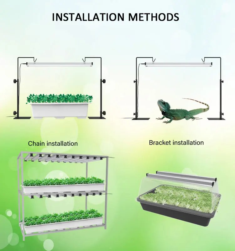 Competitive Price  hydroponic growing systems greenhouse t5 reptile light