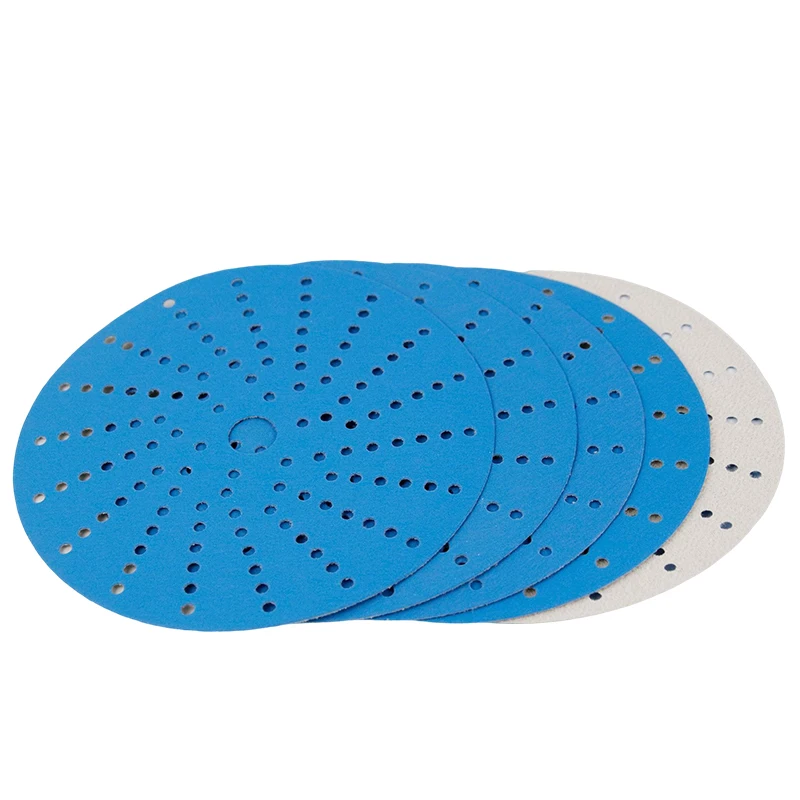 High Quality Blue Sandpaper Hook And Loop Sander Paper Girt P400 P800 P1200 P2000  For Abrasive Tool