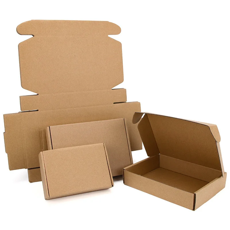 Market Clothing Holiday Gifts Flat Cardboard Mailer Pink Box Paper Mailing Gift Packaging Box