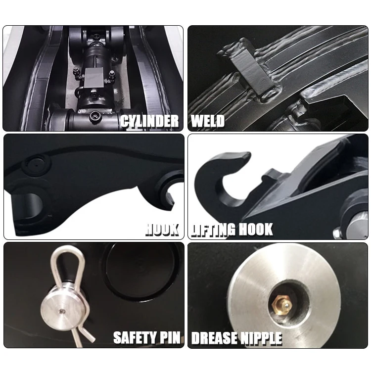 Excavator Double Locking Quick Hitch Coupler