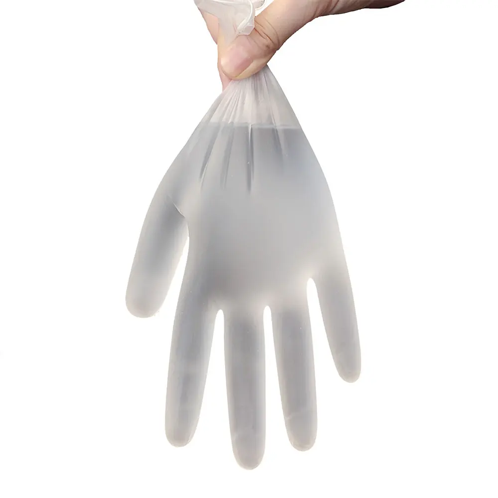 Дешевые одноразовые виниловые перчатки HLR из ПВХ