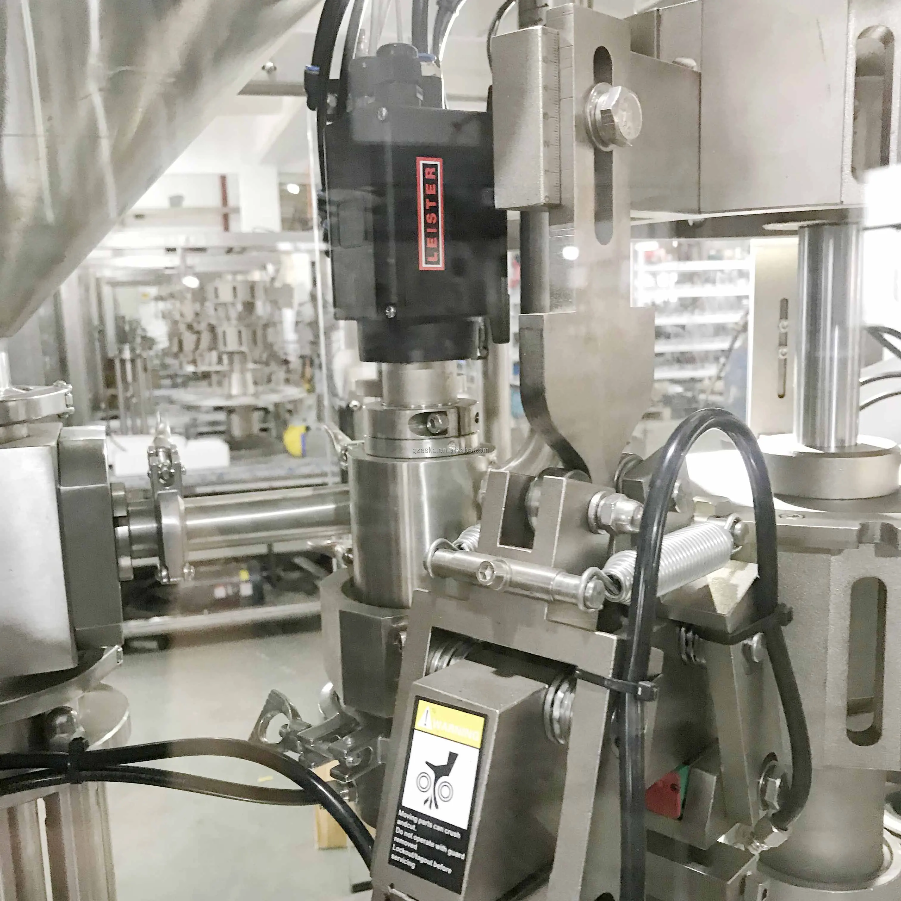 ESKO Single Nozzle Cosmetics Production Equipment Lotion Soft Alu Tube Filling And Sealing Machine