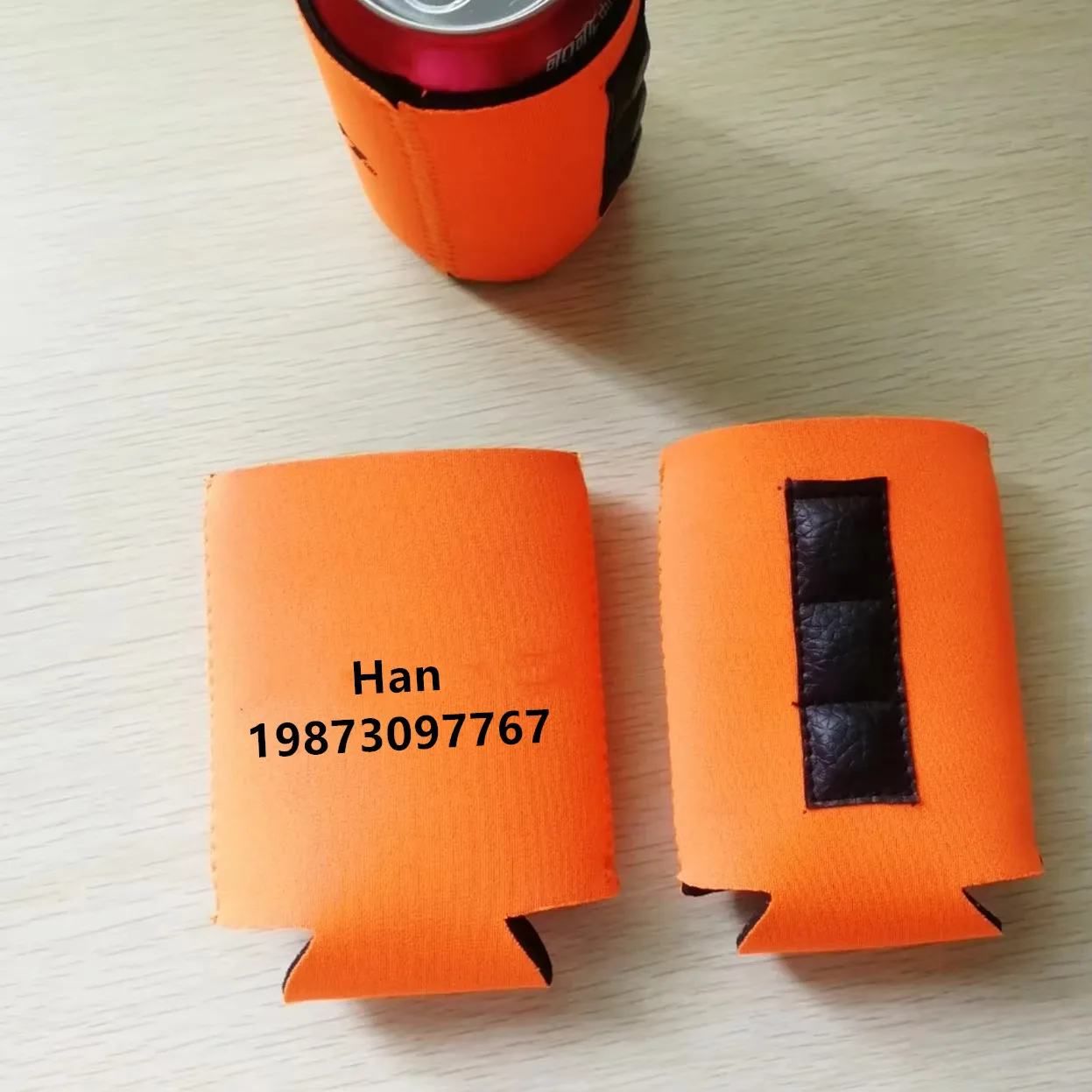 Custom High Quality Neoprene Magnetic Can Coolers with Logo Magnetic Kolder Kaddy Can Coozies with Strong Magnet