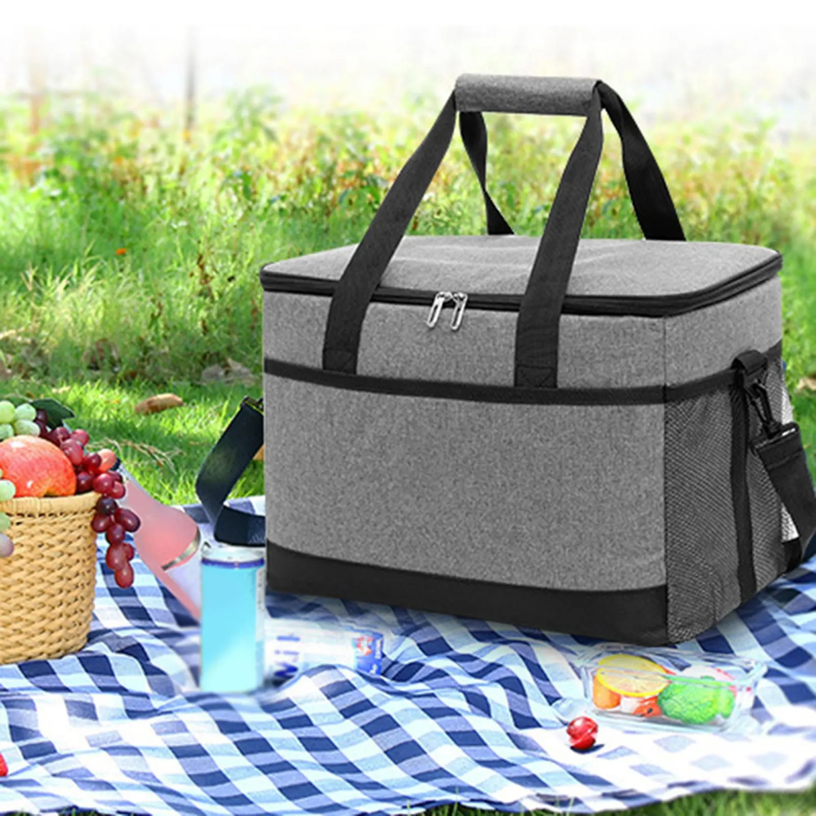 FREE SAMPLE Reusable Insulated Cooler Lunch Bag 33L Waterproof Warm & Cool Buffet Server Warming Tray Pizza Box