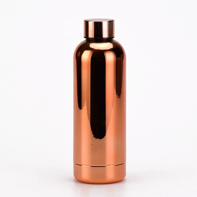 New Glitter Electroplated Color Changing Stainless Steel Cola Bottle Thermo Vaccum Flask Vaso Acero Inoxidable Termo Para Agua