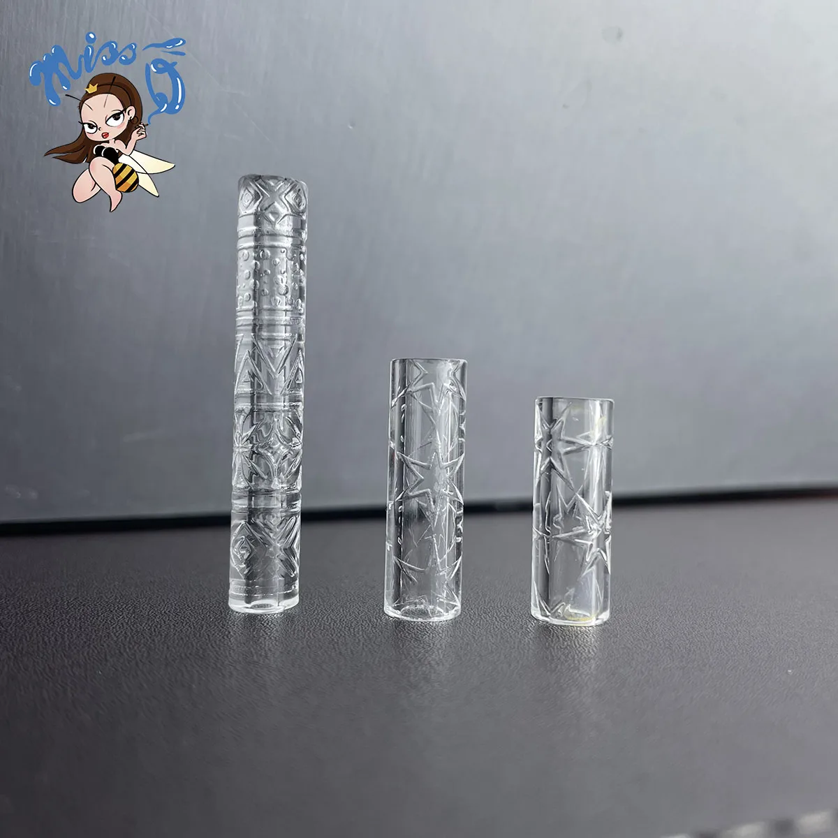 Quartz OEM size engraved  Pillars
