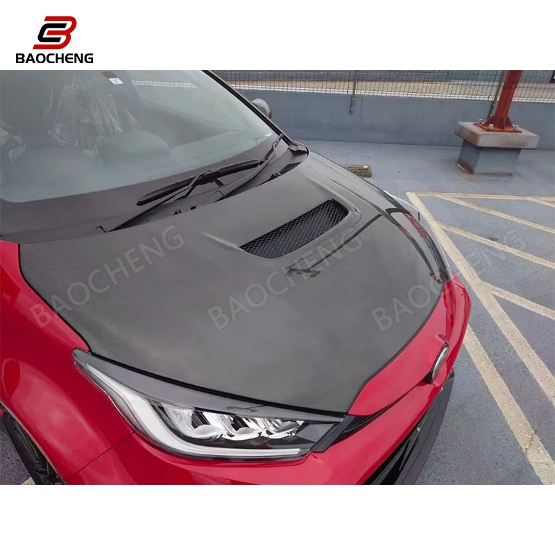 Suitable for Toyota Yaris GR GXPA1 GRMN TYPE high quality carbon fiber original engine hood bonnet cover body kit car auto parts