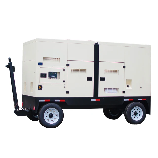 50Hz/60Hz 50kva 3 Phase  Mobile Diesel Electric Generator Silent