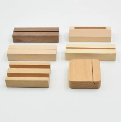 Деревянный держатель визитных карточек стойка регистрации