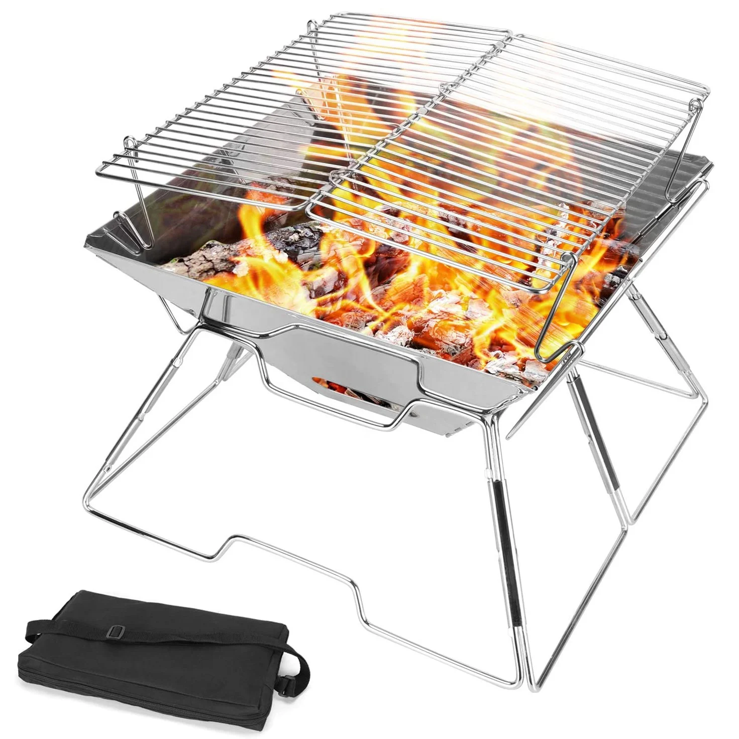 Portable Folding Outdoor Charcoal BBQ Grill Household Table Top Garden Mini Barbecue Grill Camping picnic