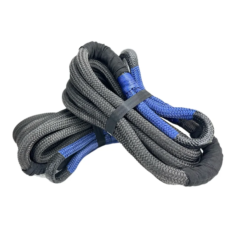22mm  9m off road car towing  kinetic recovery rope with  protective sleeve