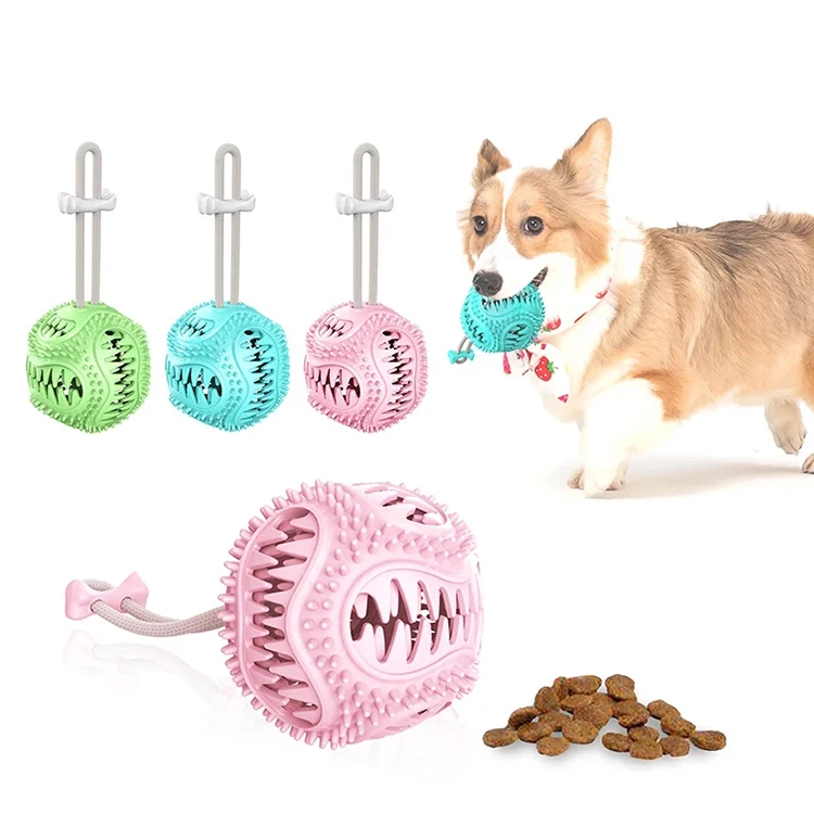 
multifunction pet molar bite toy dog chew toys Handle Material TPR 
