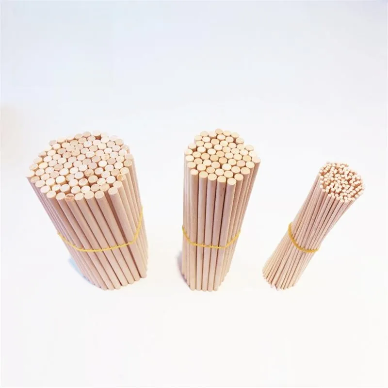 Biodegradable Natural Disposable Bamboo Round Popsicle Ice Cream Sticks