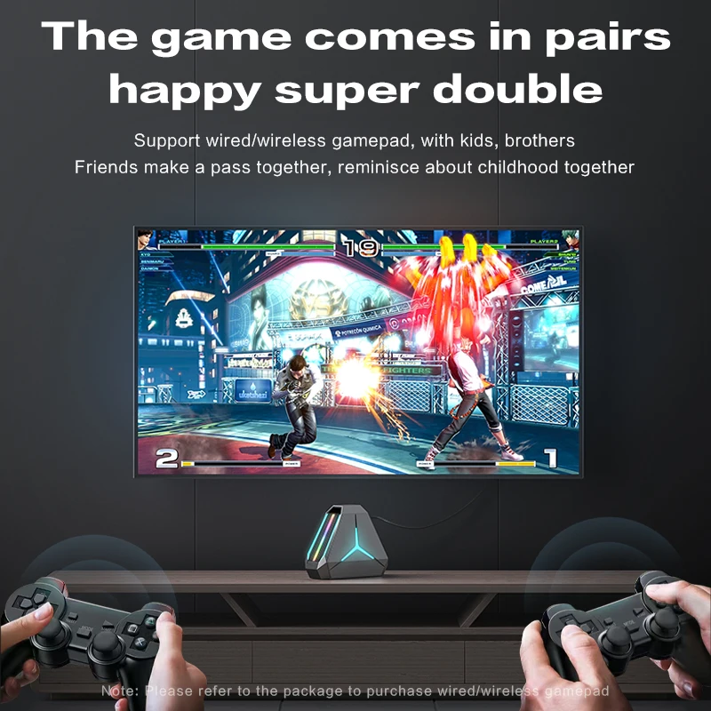 Future Game Station 4K 9 Emulator Retro Mini TV Box Video Game  Console 2 Controllers Arcade Gaming For PS1/GB/MD