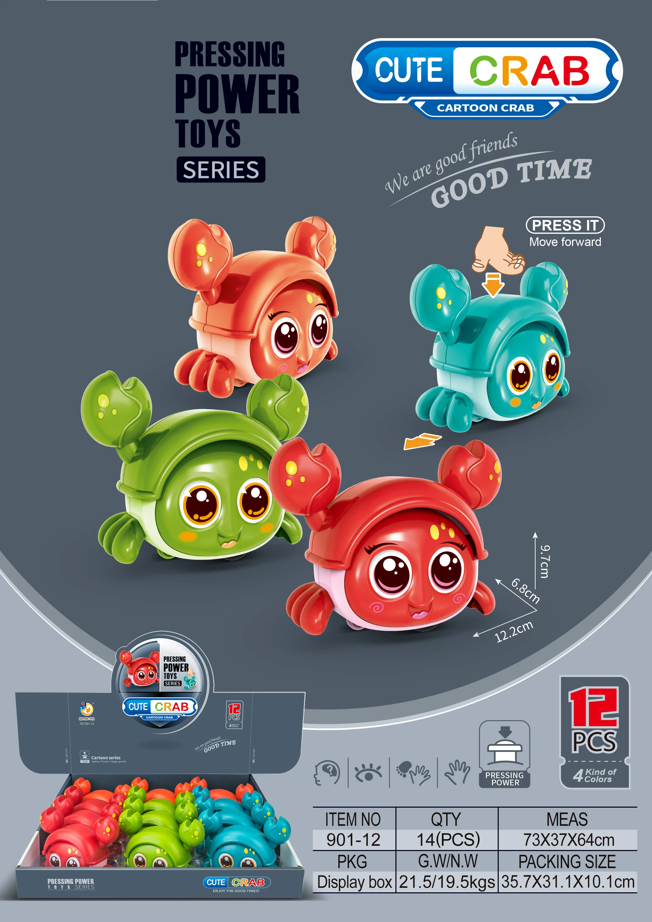 Hot selling police cars in China, versatile cartoon engineering vehicles, airplanes, crabs, etc