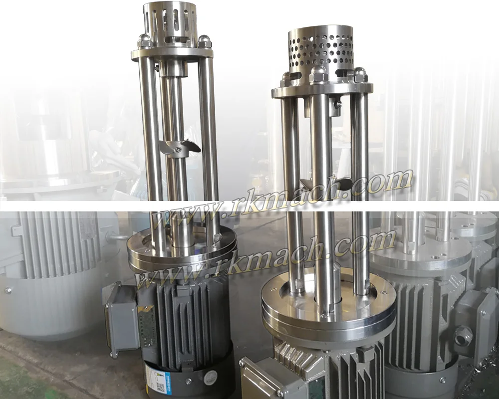 220V 3kw 4HP SS316L high shear batch homogenizer high shear mixer with fine screen working head for fine chemical homogenizing