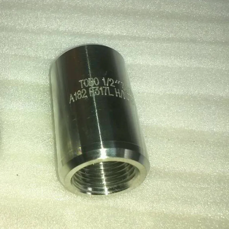 Nickel Alloy ASTM B466 UNS C70600  Threaded Fitting Coupling 4 inch  ASME/ANSI B16.9