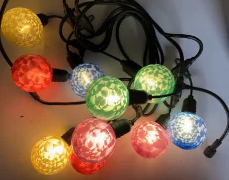 A60 G80 T30  Waterproof C9 Strawberry Strand Christmas LED Ball String Light for Holiday Decorative