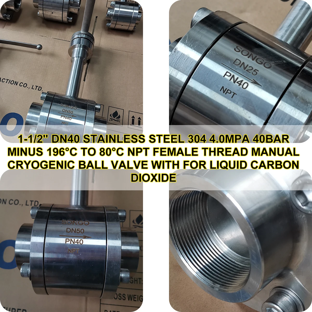 LNG Liquid Oxygen Nitrogen low temperature Cryogenic Liquids Manual Refrigerants Cryogenic High Pressure Cryogenic Ball Valve