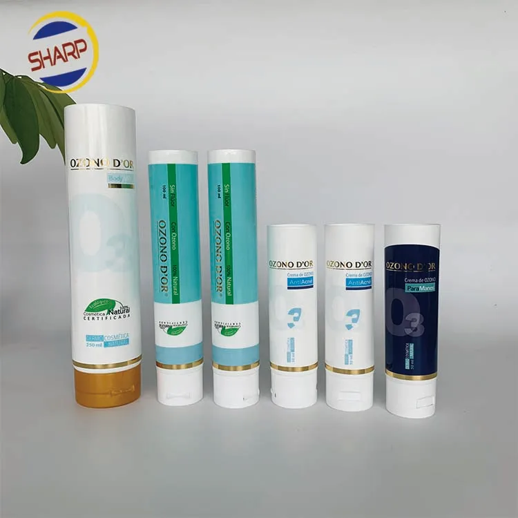 45mm Diameter Facial Scrub Jam PE Plastic Cosmetics Plastic Container Tube