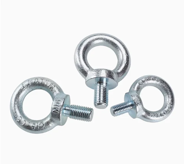 DIN 580-2018 National Standard Stainless Steel and Brass Screw Lifting Ring M8 M6 M10 M12 Threads 20mm Length