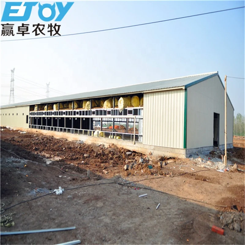 Industrial Poultry Shed Prefabricated Structural Steel Building Chicken House