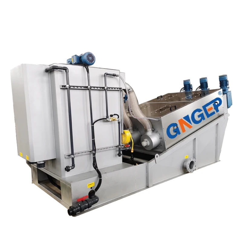 Lime sludge dewatering