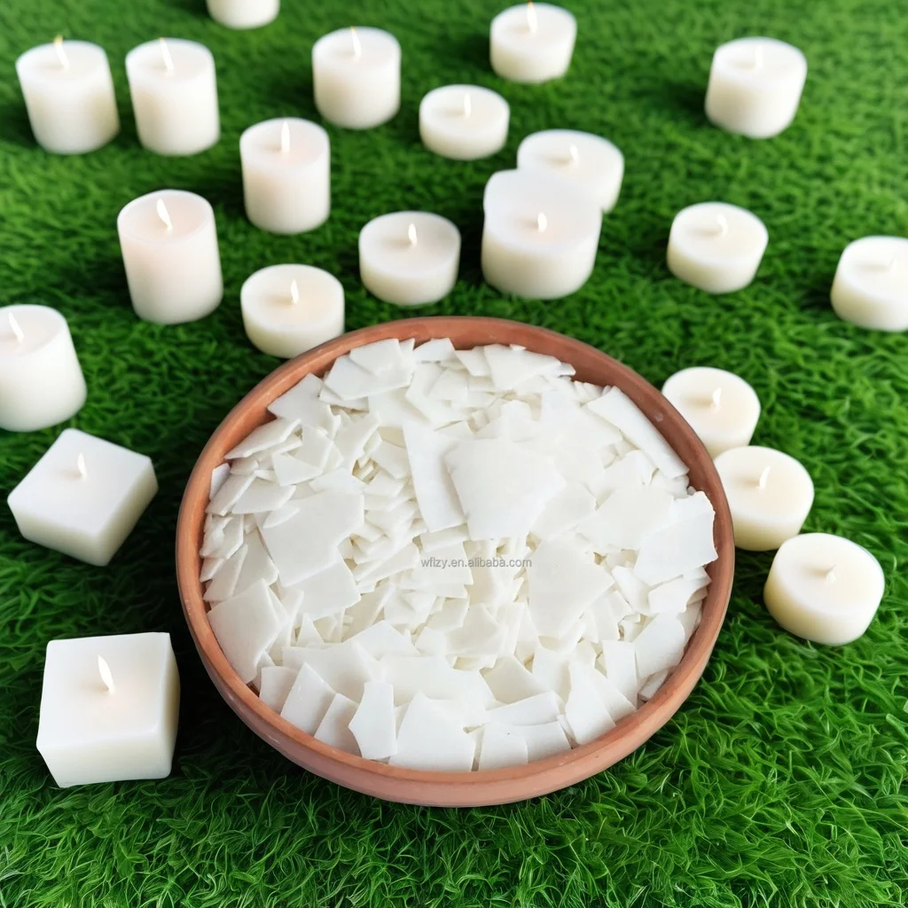 100% Natural Scented DIY Candle Making Flake 1Kg Nordic Geometric Art Pillar Soy and Paraffin Blend Wax