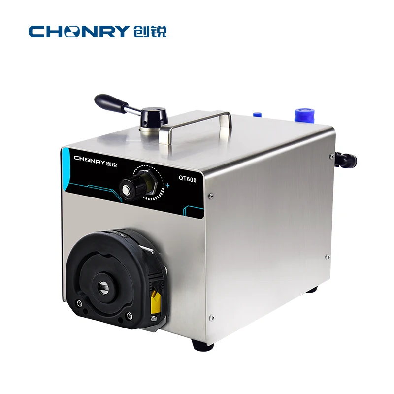 Промышленный цифровой Перистальтический пневматический двигатель CHONRY QT600