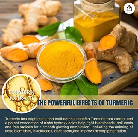 Private Label Skin Care Natural Organic Brightening Pore Refining Nourishing Vitamin C Turmeric Clay Mask