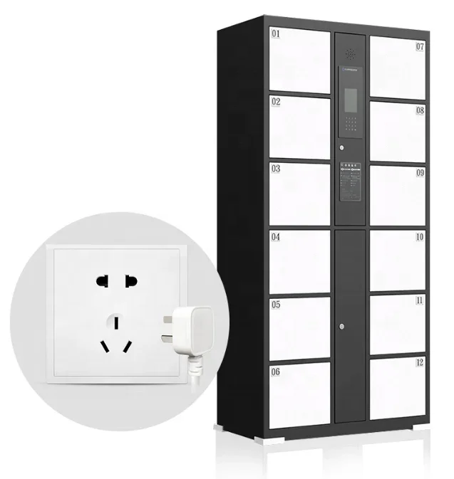 Customize Modern intelligent coin Rfid Digital metal storage electronic gym smart locker