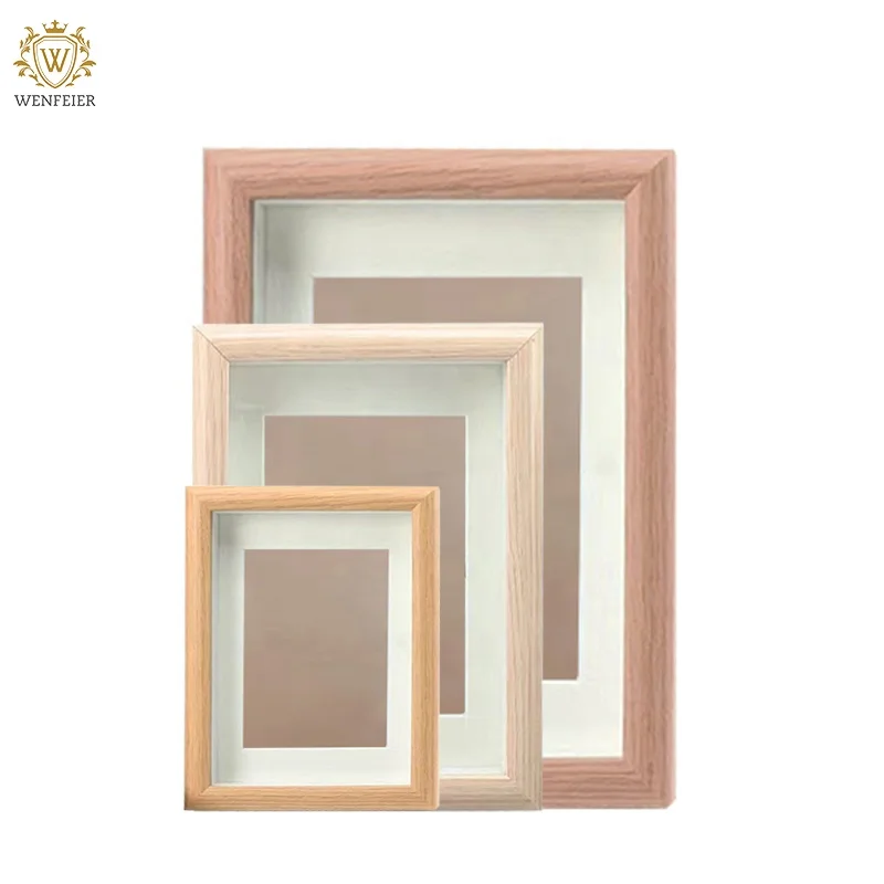 Современная картина Winfeier мой первый год MDF из орехового дуба деревянная рамка для фотографий с индивидуальным логотипом