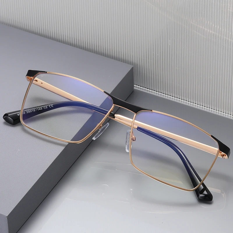 2024 Hot Selling Wholesale Men Optical Frames Eyewear Anti Blue Light Glasses  Computer Blue Light Blocking Glasses For Men