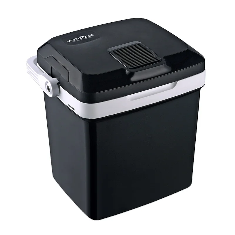 Discount Black Grey DC 12 Volt Portable Outdoor Warm Cold Mini   Fridge for Summer Picnic Fishing Coolerbox