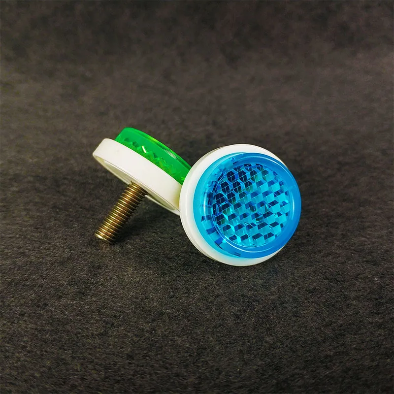 24mm Small Plastic Small Round Reflex Reflector Tape Screw Design for KM216
