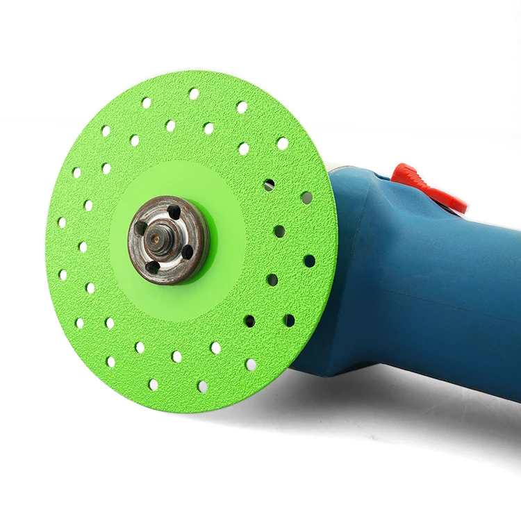 New Porous Cutting Blade Professional Brazed Diamond Slices Porcelain Rock Plate Grinding Saw Blade