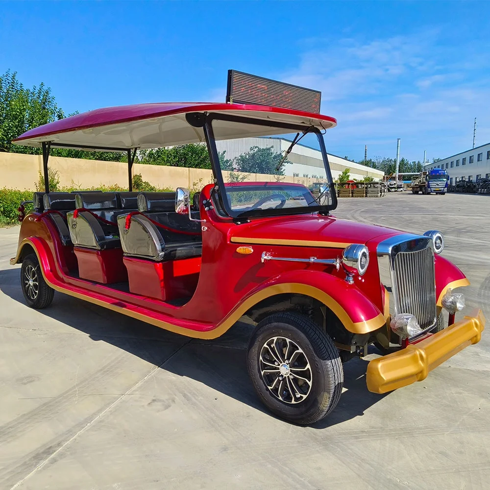 Despoit with Electric Classic Car With Canopy Comfortable Sightseeing Vintage Car Leisure Travel Classic Car
