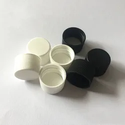18/410 Plastic PP ribbed screw cap , 18mm neck size lid