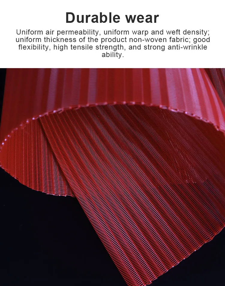 Factory polyester spiral linear wire screen conveyor yarn conveyors pet woven mesh belt 