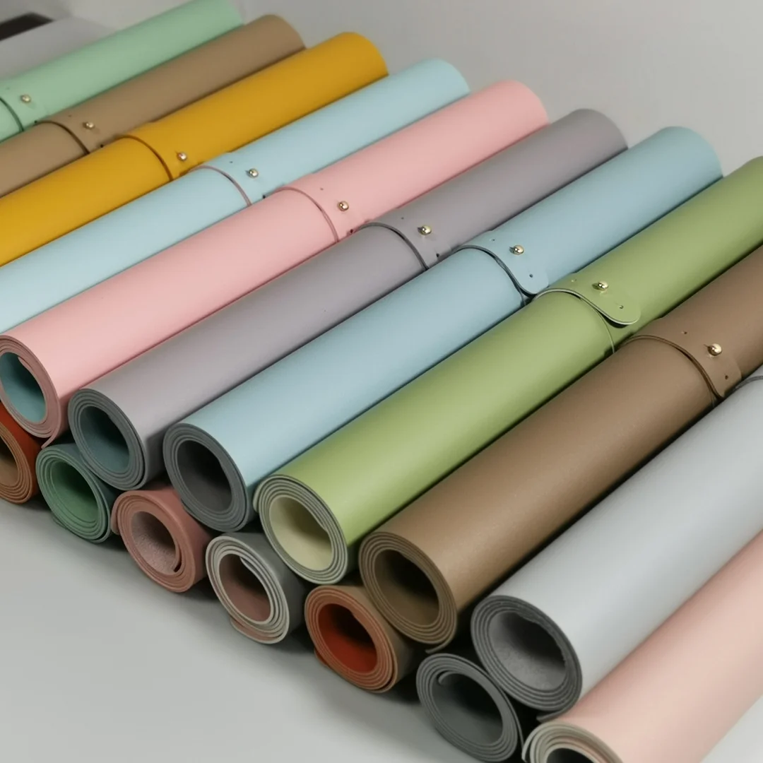 Wholesale desk mat keyboard mouse pad desktop computer mat leather gaming mouse pad with brand logo